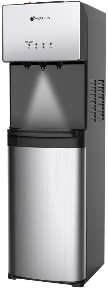 Bottom Loading Water Cooler Dispenser Self Cleaning Purifies Hot And Cold Spout