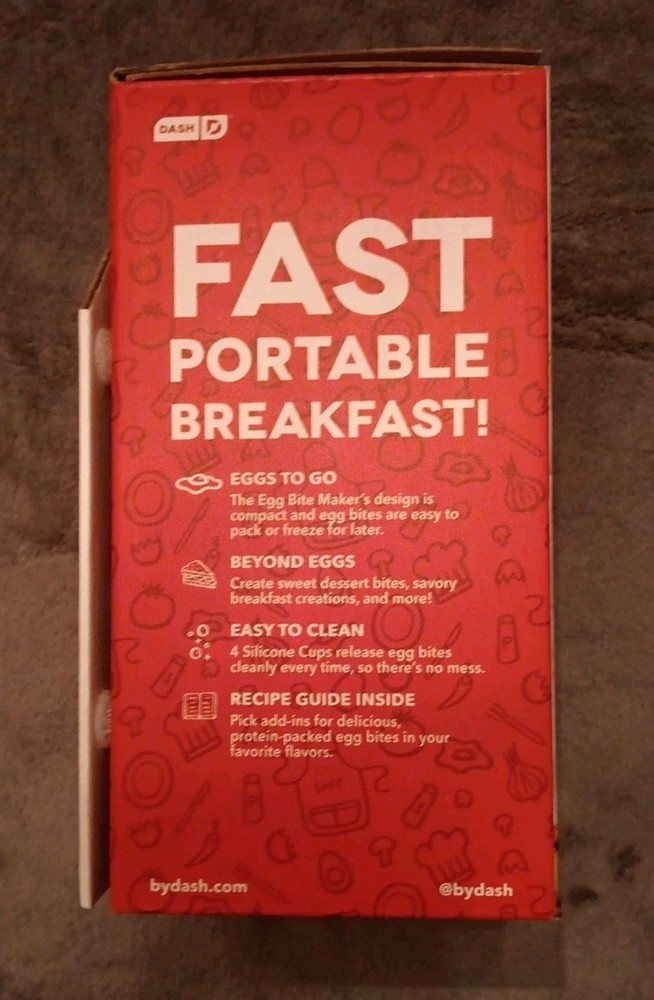 Dash Egg Bite Maker. 4 Bites.