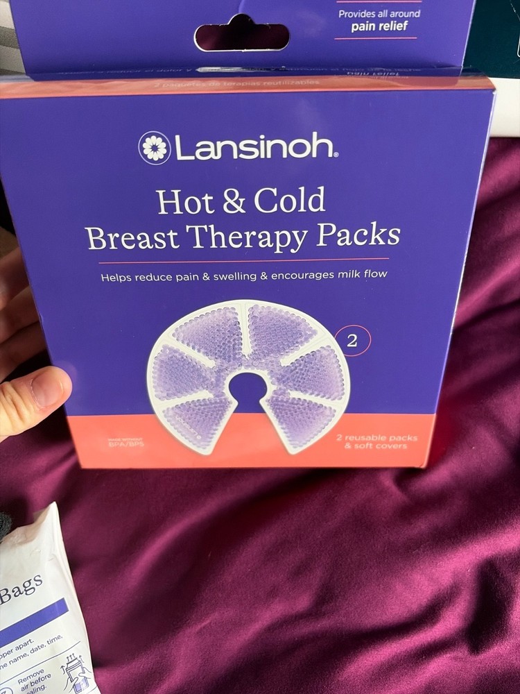 hot and cold breast therapy packs :)