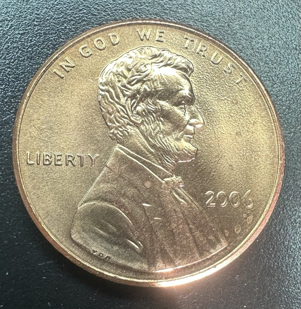 2006 Lincoln Cent Ear /Doubling Date Error A-374