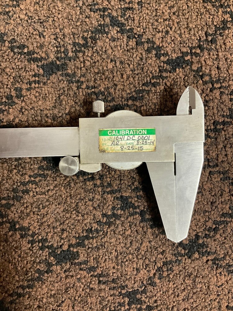 Dial Caliber Shock Proof O-12” Stainless Hardened With Case