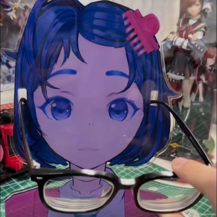 MISIDE game peripheral glasses frame ins high-value display rack