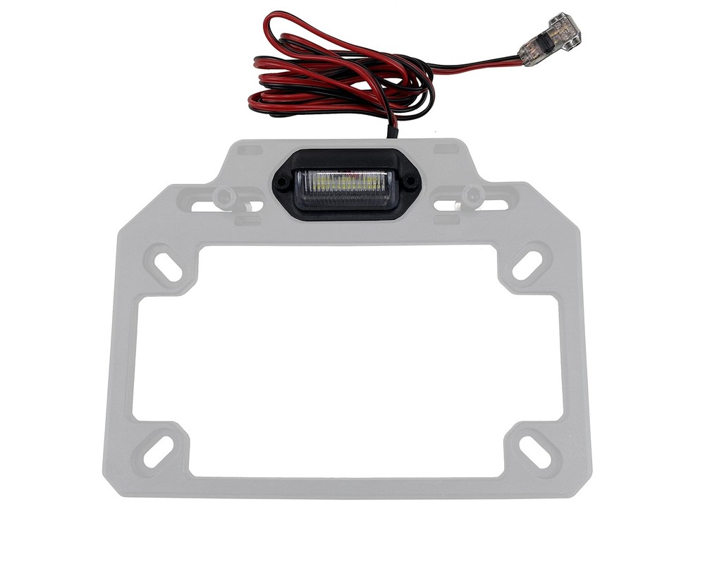 Elite Series Universal License Plate Bracket with LED light