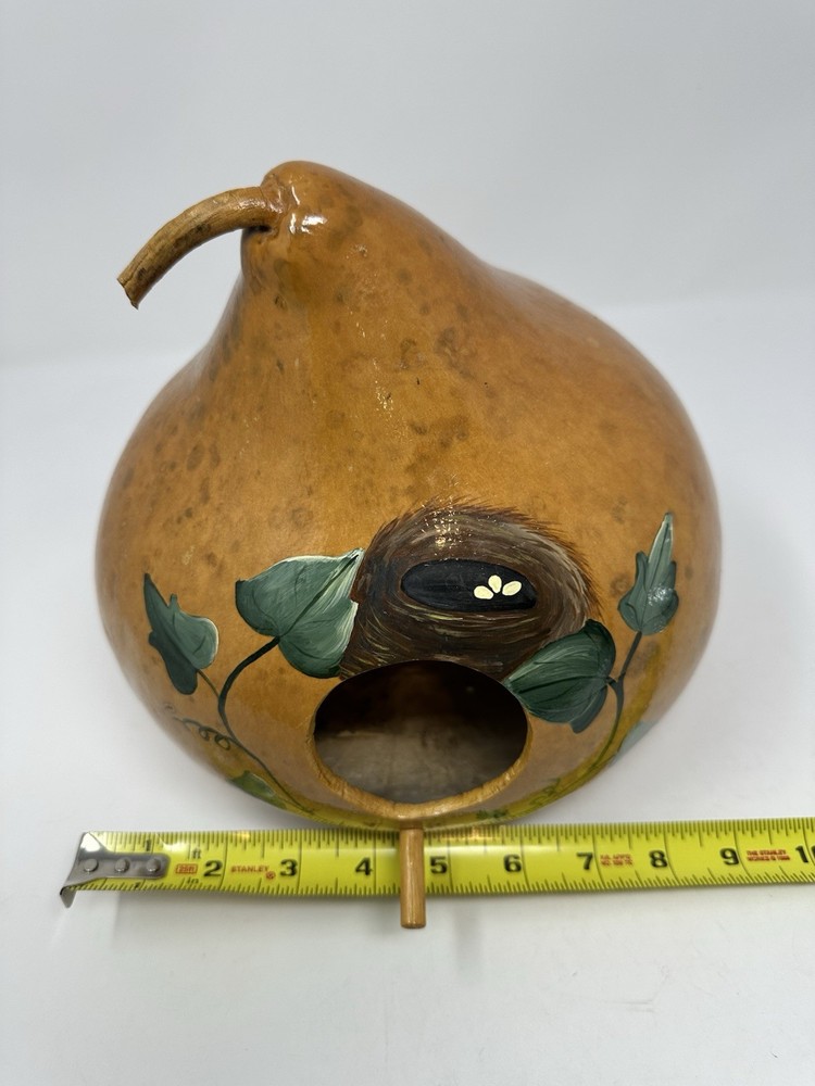 Hand Painted Gourd Birdhouse