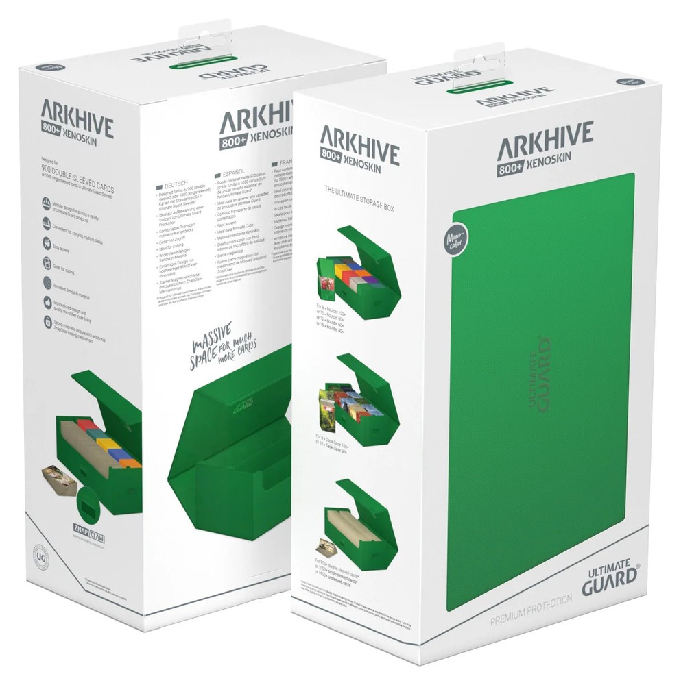 Ultimate Guard Arkhive 800 Xenoskin Green Deck Case