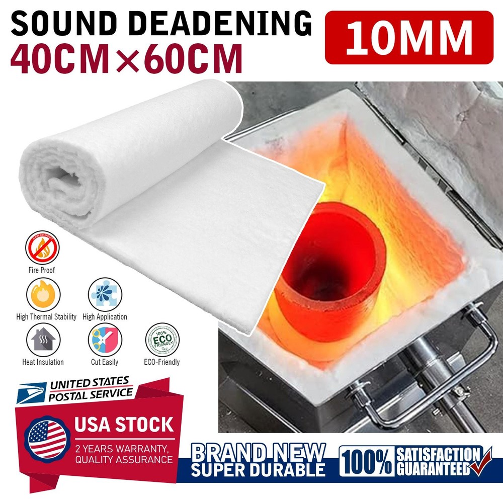 High Temperature Insulation Ceramic Fiber Insulation Blanket Motorcycle White