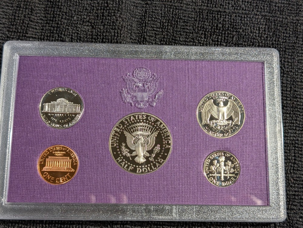 1991 US Proof set OGP COA