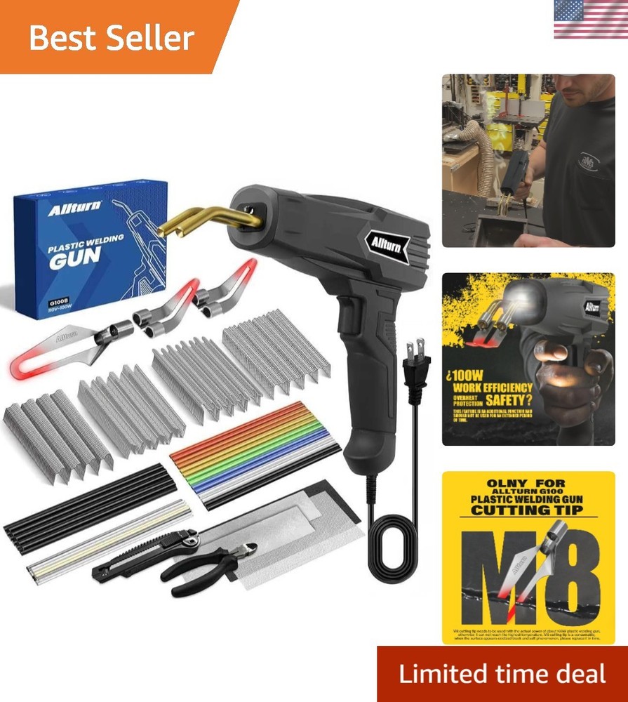 Plastic Welder Kit 2-in-1 Black