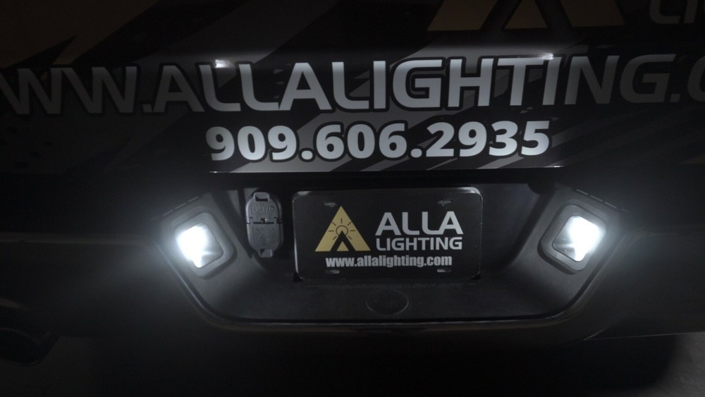 Alla Lighting Super Bright White License Lamp Lens Assembly Tag Bulb Replacement