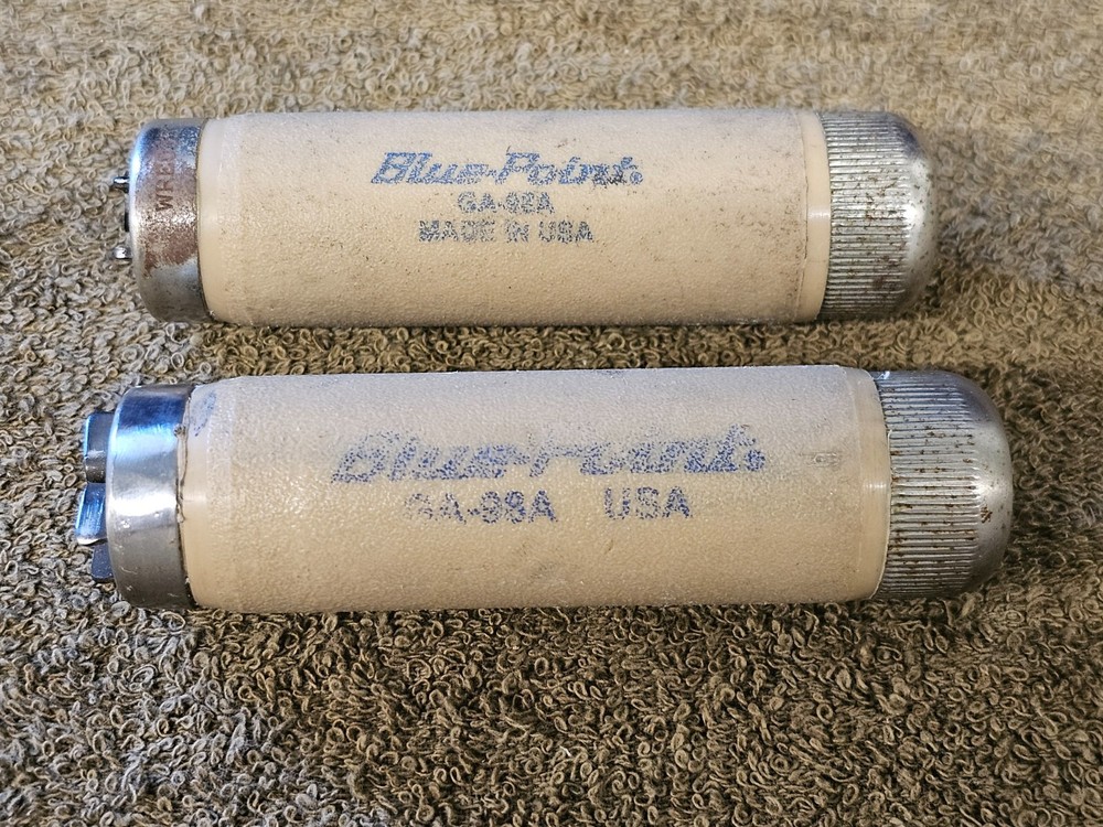 2 Blue Point Plastic File Handle Adjustable Jaw GA-98A Interchangeable USA Tool