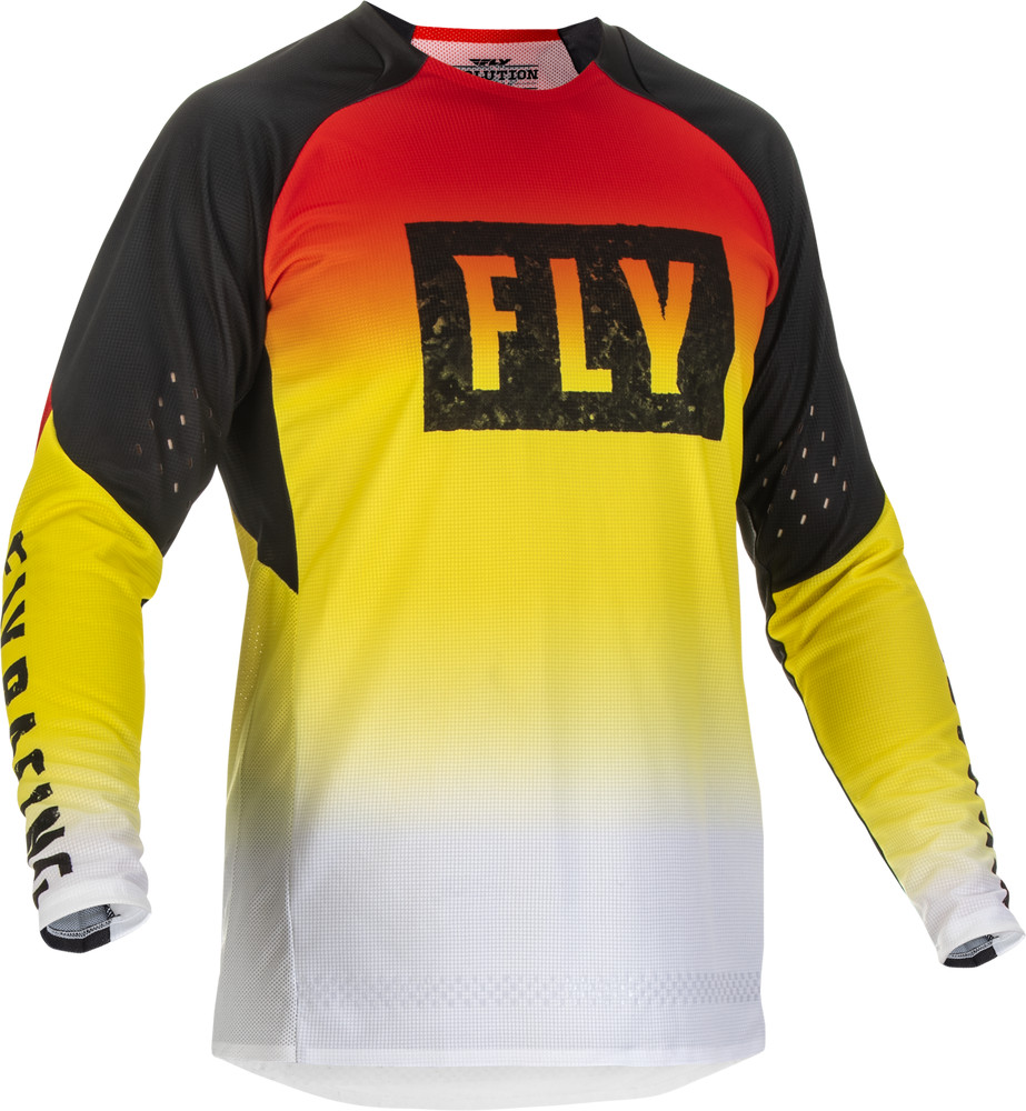 NEW Fly Racing Evolution DST L.E. Primary Jersey -Red/Yellow -Medium- MOTORCYCLE