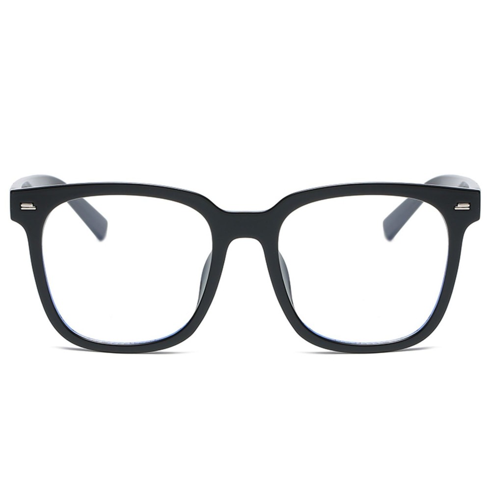 Classic Square Oversized Anti-Strain Computer Gaming Blue Light Blocker Glasses