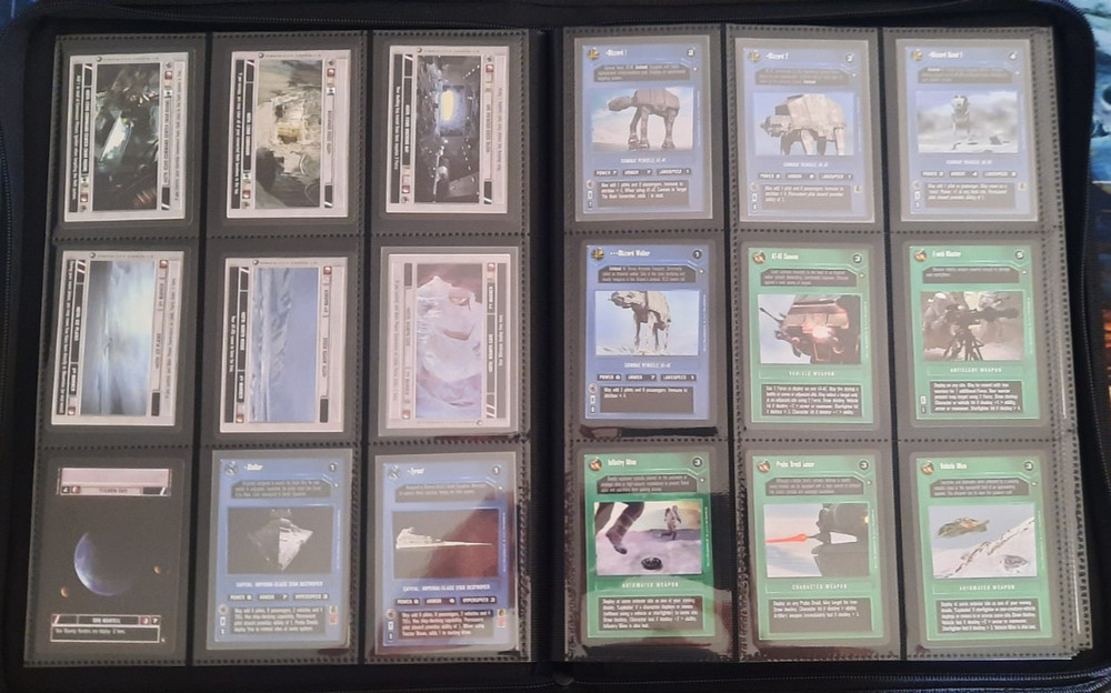 Decipher Star Wars CCG Hoth Limited BB Complete Set! w/ Rules & Corrected R3PO