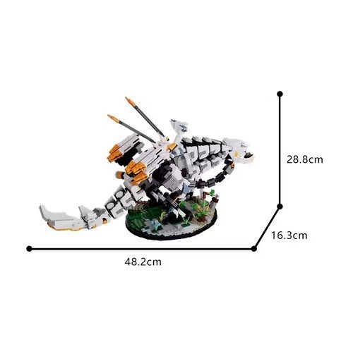 Gobricks MOC Thunderjaw Brick Set – Horizon Zero Dawn / Forbidden West NISB