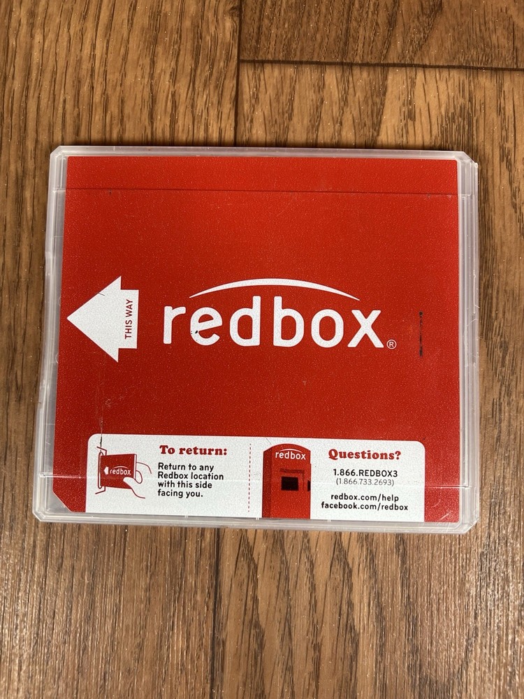 1 Empty Redbox CD/DVD/Blu-ray Disc Case Hard Plastic