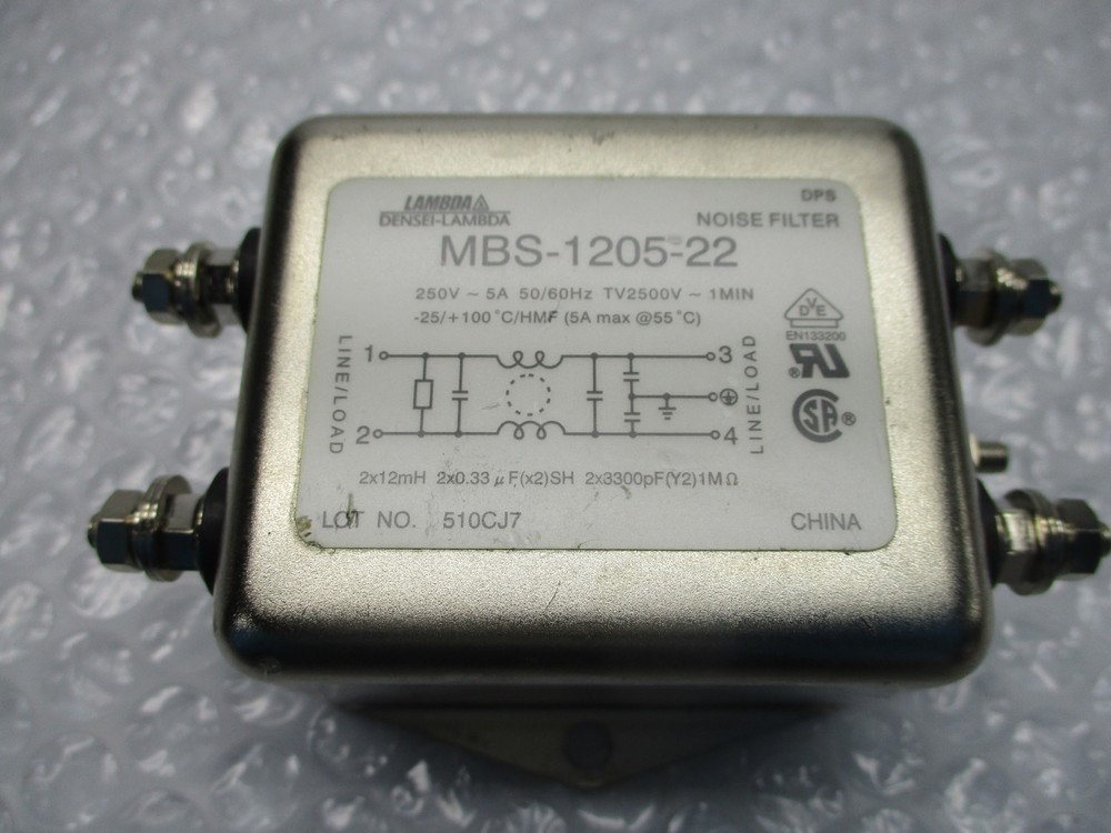DENSEI LAMBDA MBS-1205-22 NOISE FILTER NSNP