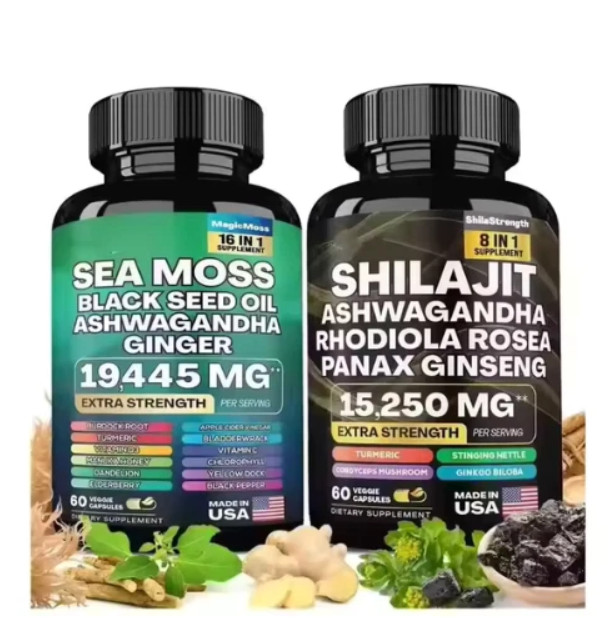 Dynamic Vitality Bundle - Sea Moss Multivitamin & Shilajit Power Combo