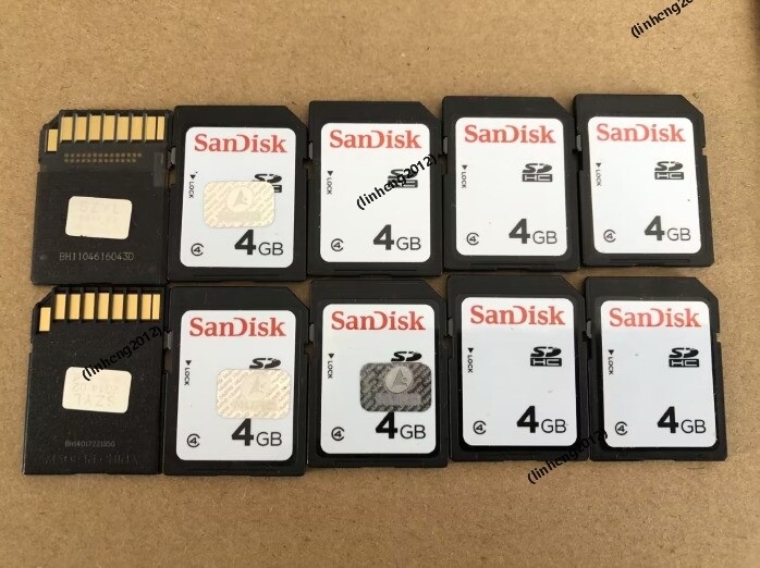 10PCS SANDISK 4GB SD CARD