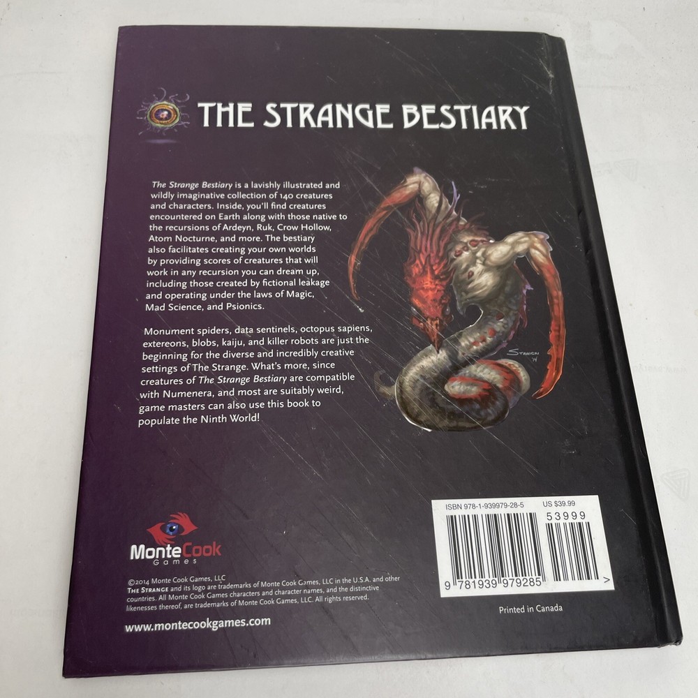 The Strange Bestiary RPG