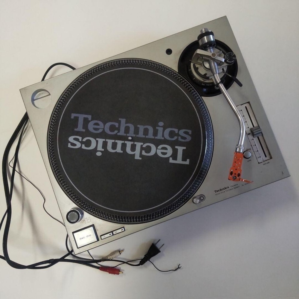 JUNK Technics SL-1200MK3D Silver Direct Drive DJ Turntable record player Japan