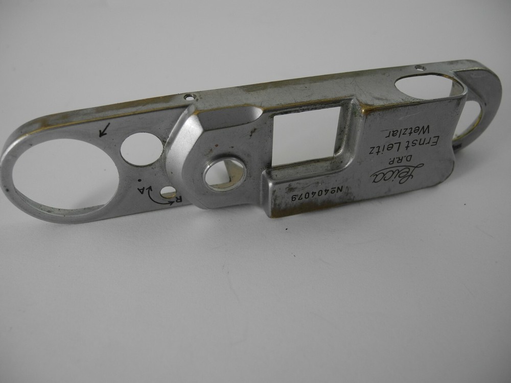 LEICA IIIC OR IIC RED DIAL TOP PLATE ORIGINAL REPLACEMENT PART NICE SHAPE