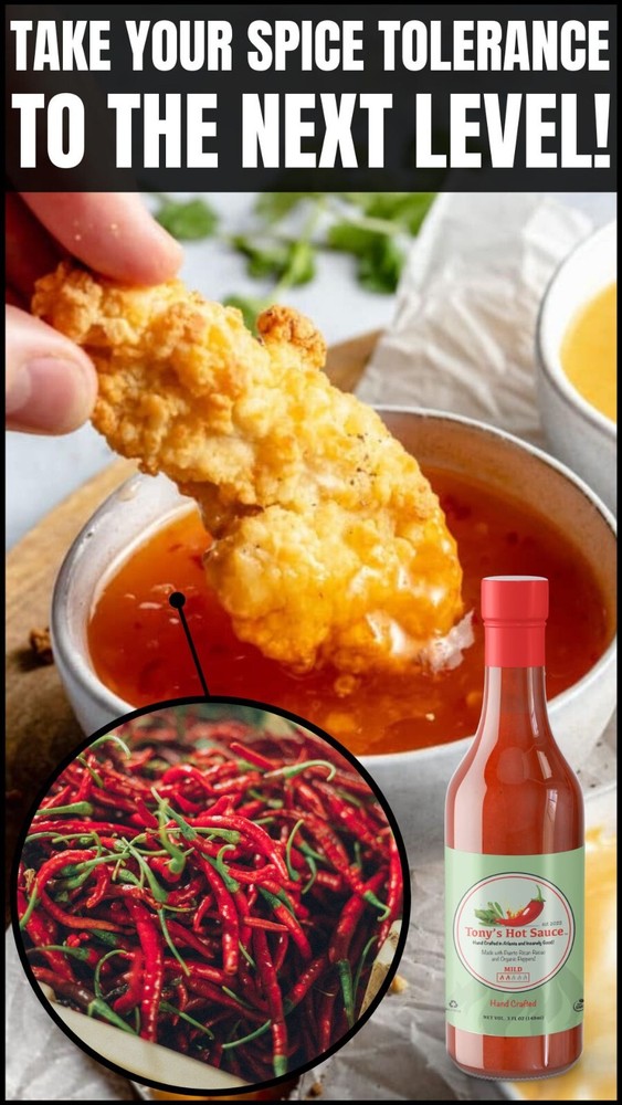 Tony's Handcrafted Hot Sauce-Ghost Pepper