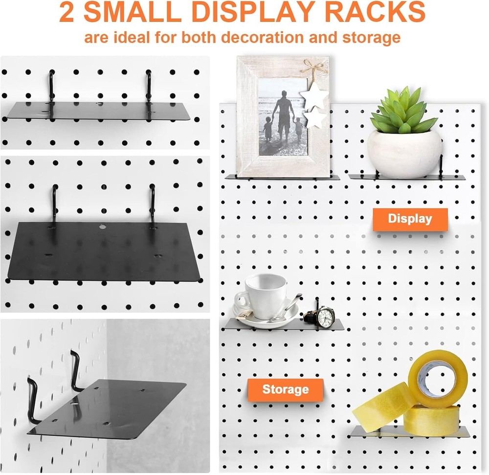 Versatile Pegboard Accessories Set: 18 Techniques for Craft & Tool Organization