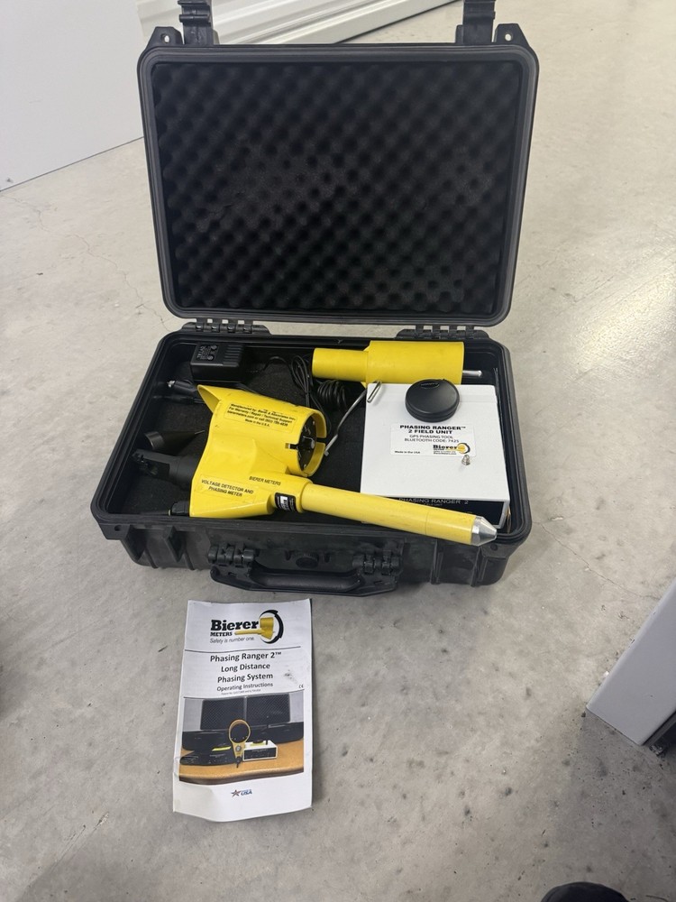 Bierer PD800W Phasing Voltage Meter Tester Phasing Ranger 2 With Black Case #767