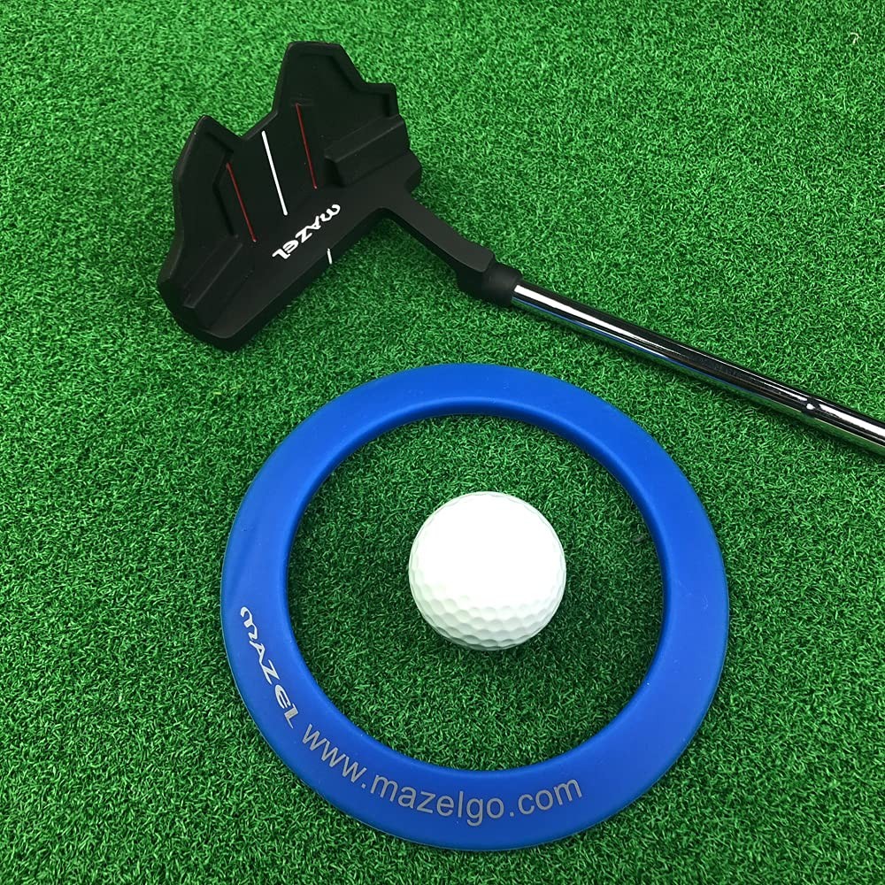 MAZEL Putting Cup/Ring - All-Direction 0.4833314 x feet, Blue Ring