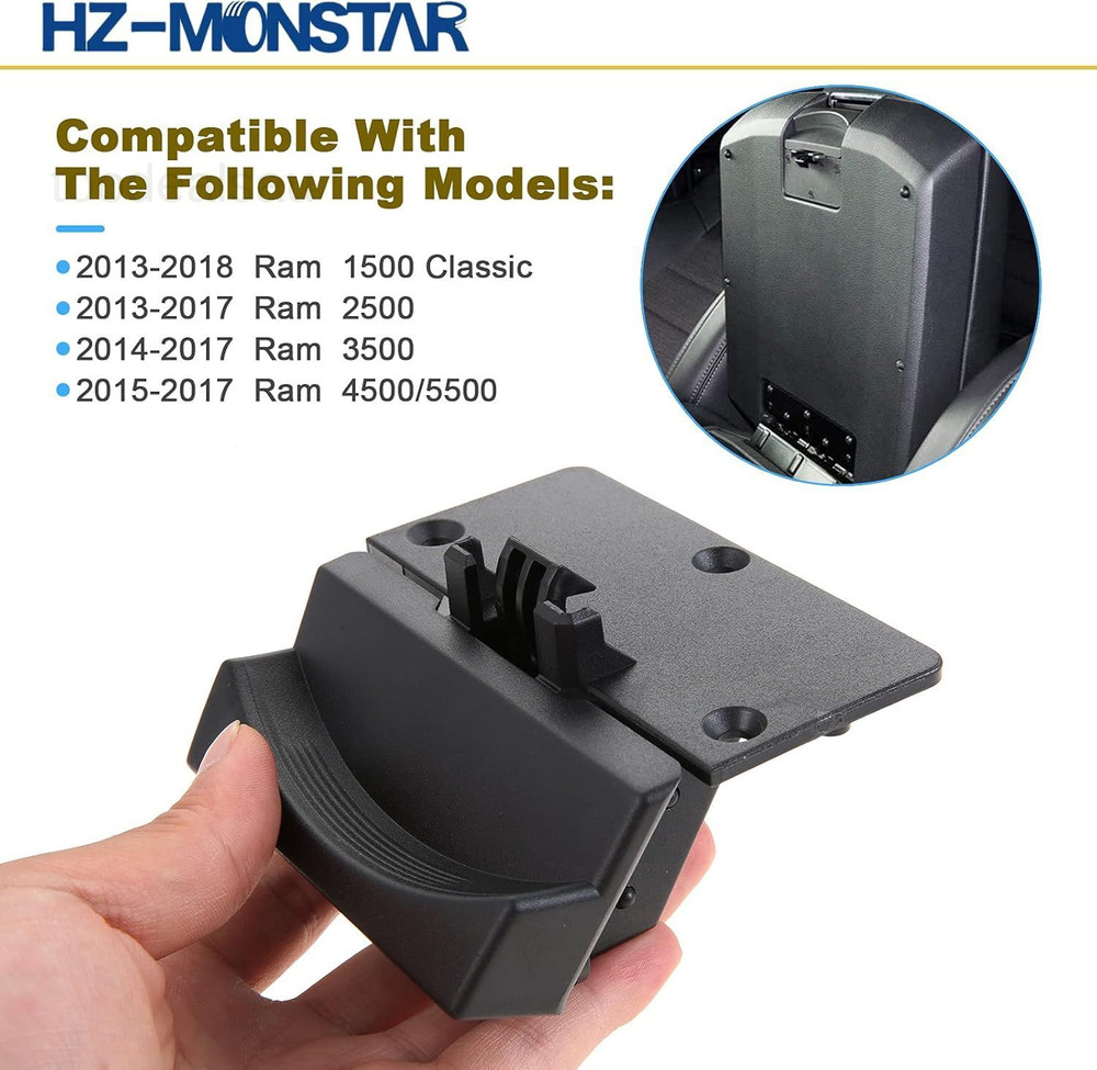 Interior Armrest Console lower Lid Latch Compatible with Dodge 2013-2018 Ram..
