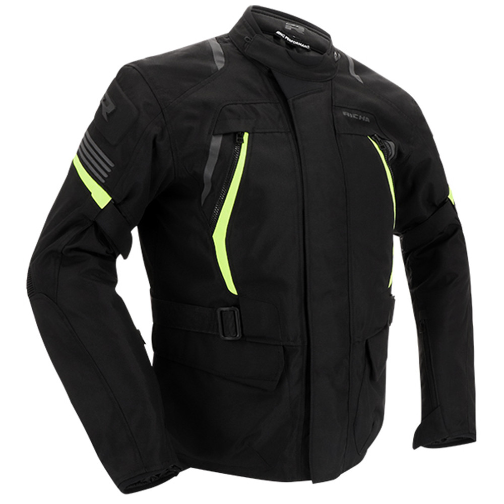 Richa Phantom 3 Textile Jacket - Black/Yellow