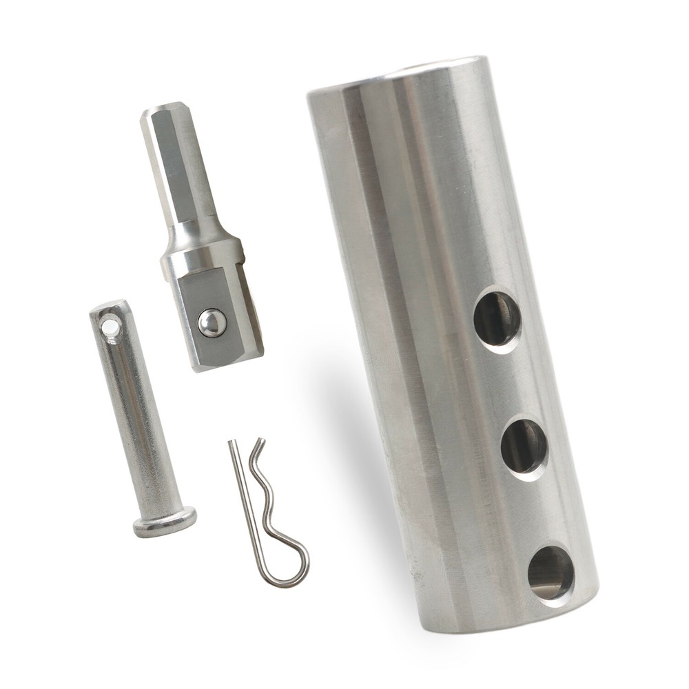 Trailer Jack Power Drill Adapter W/1/2 Inch Socket Bit for 1 In Jack Drive Shaft