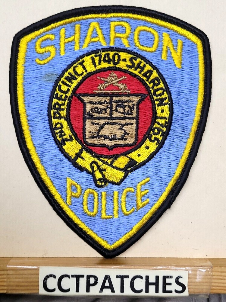 SHARON, MASSACHUSETTS POLICE SHOULDER PATCH MA
