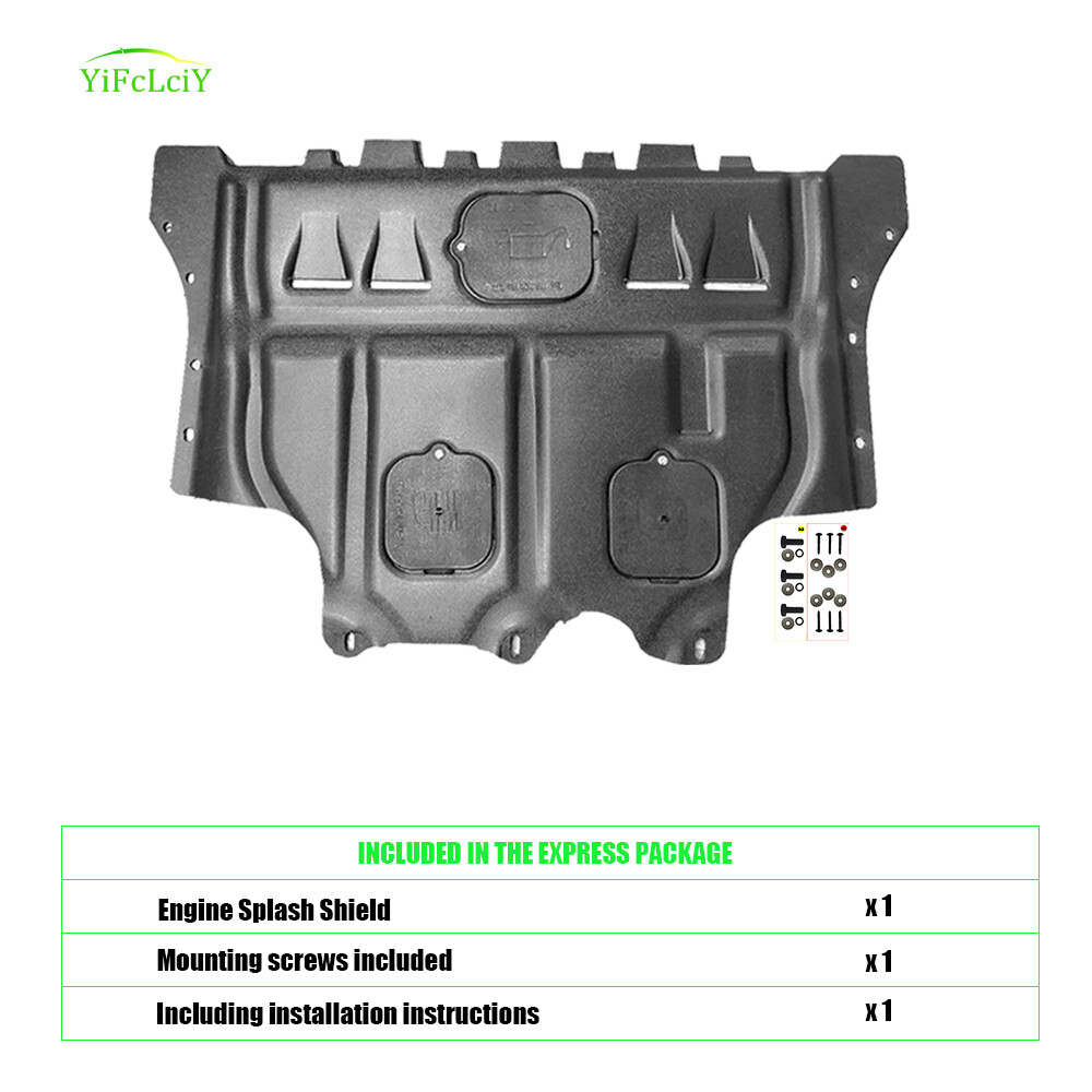 Engine Skid Plate For 2015-2016 Audi A3 Under Splash Shield Heavy Duty