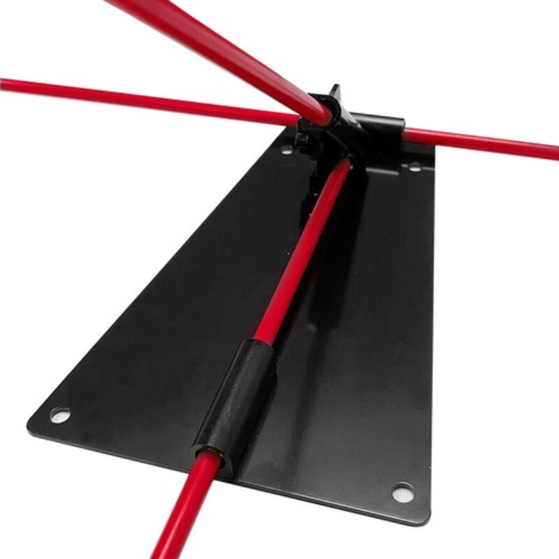 Golf Alignment Stick Holder Swing Practice Plate Plane Trainer Training Aid US