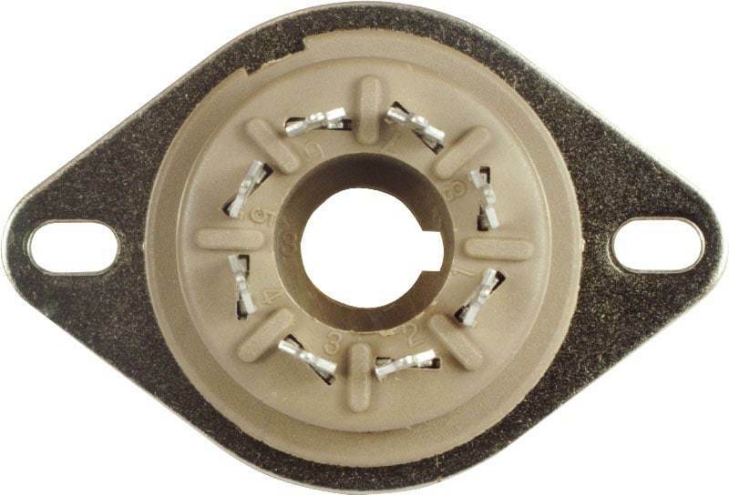 Belton Micalex 8 Pin Octal MIP PC Mount Socket
