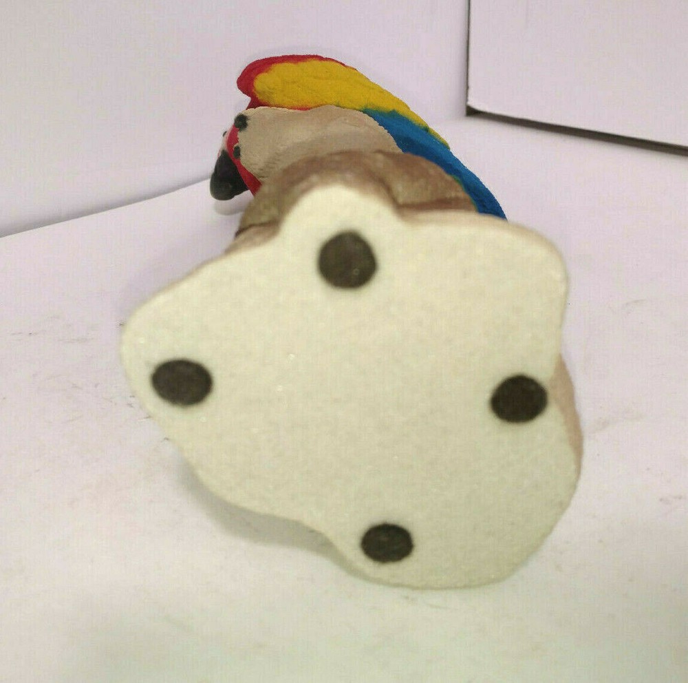 Parrot Sand Sculpture Figurine 9" Tall