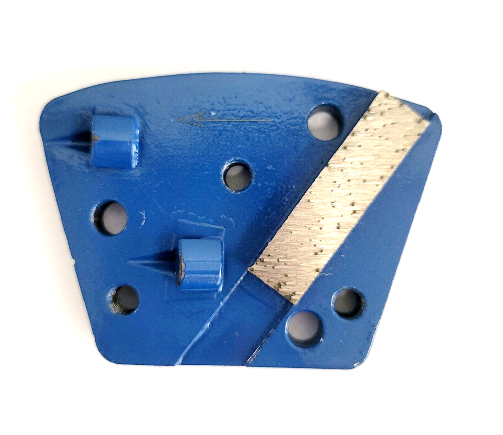 3PK Double Quarter Round PCD Grinding Disc With One Segment - Clockwise
