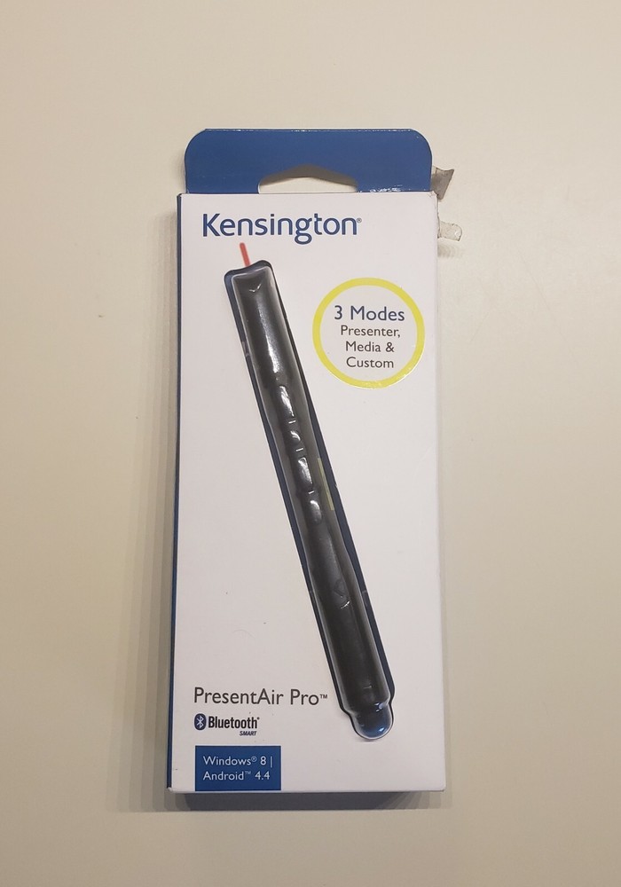 Kensington PresentAir Pro Bluetooth Wireless Presenter LaserPointer Media Contol