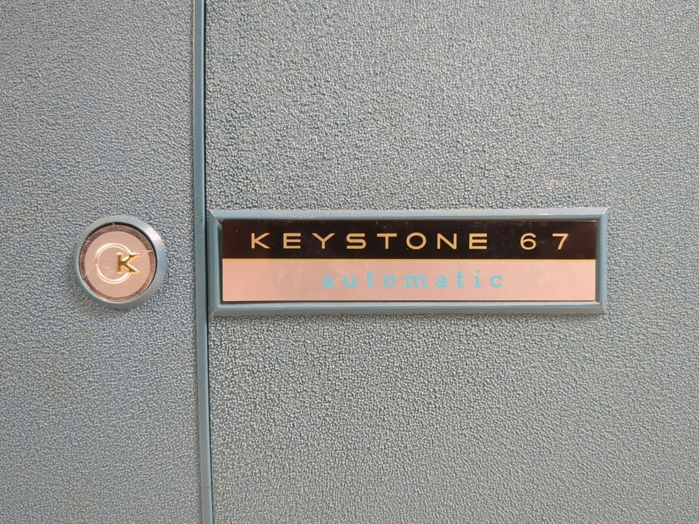 Vintage Keystone K-67 Automatic 8mm Projector Tested Blue | Tested/Works Nicely!