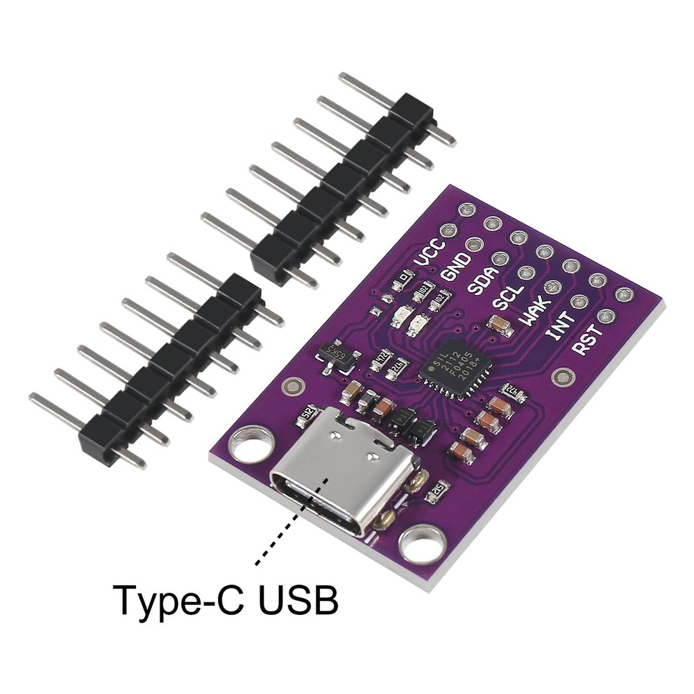 Type-C CP2112 Adapter - 2PCS USB to I2C Debug Board for Development