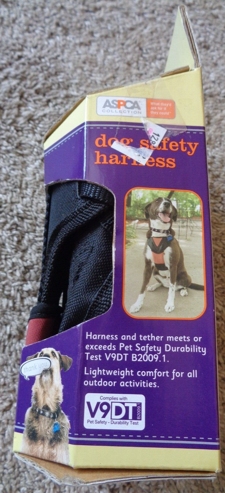 ASPCA Dog Auto Safety Harness & Tether -Medium 25-50 lbs- Free Shipping