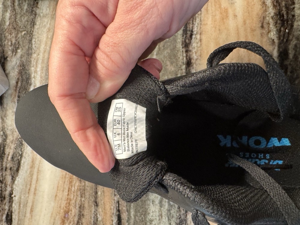 Dr. Scholl’s Intrepid Work Shoe Black Men’s Size 7