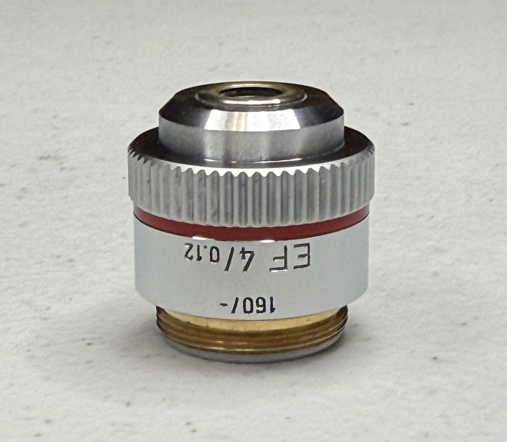 Leitz Wetzlar EF 4 / 0.12 Microscope Objective