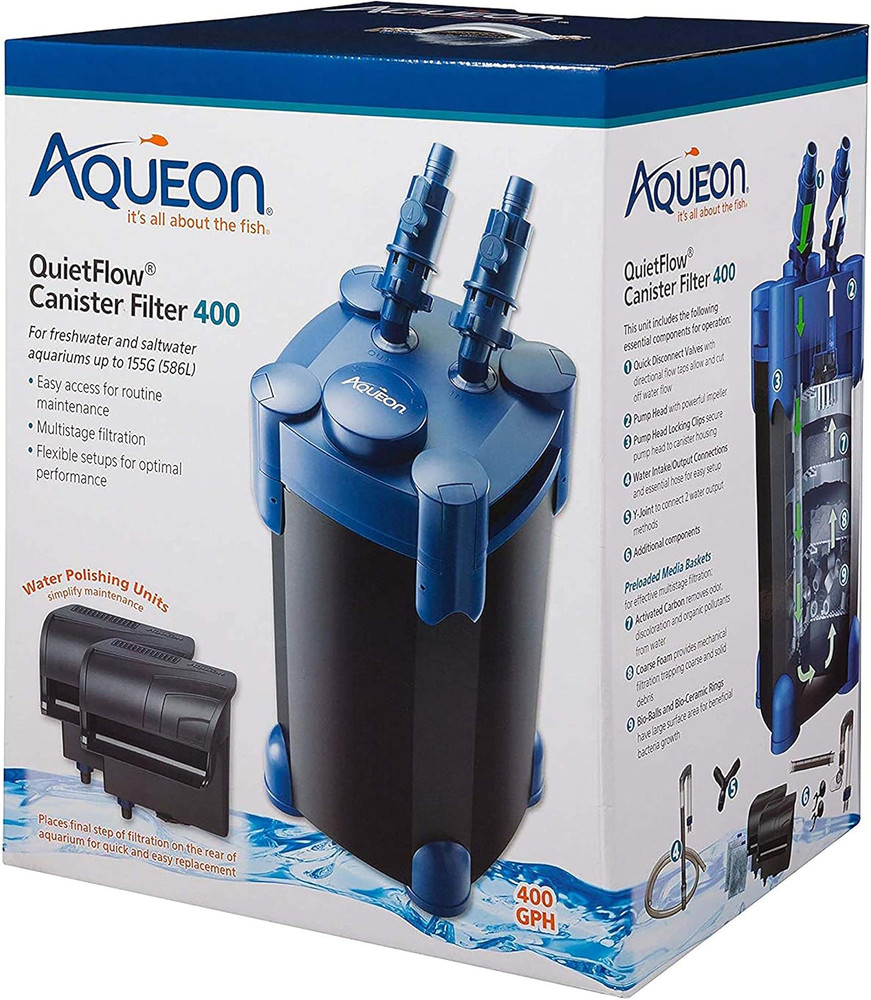 Quietflow Canister Aquarium Filter 100-150 Gallons