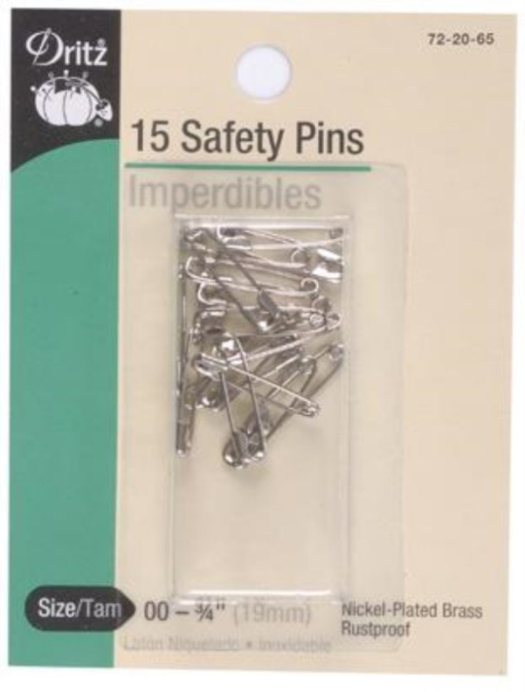Dritz ~ (72-20-65) - 15 Safety Pins