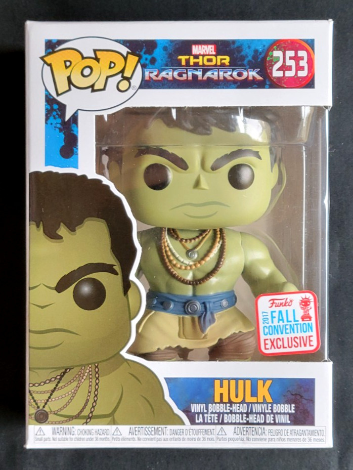 Funko Pop Marvel 253 Thor Ragnarok CASUAL HULK 2017 Fall Convention exclusive