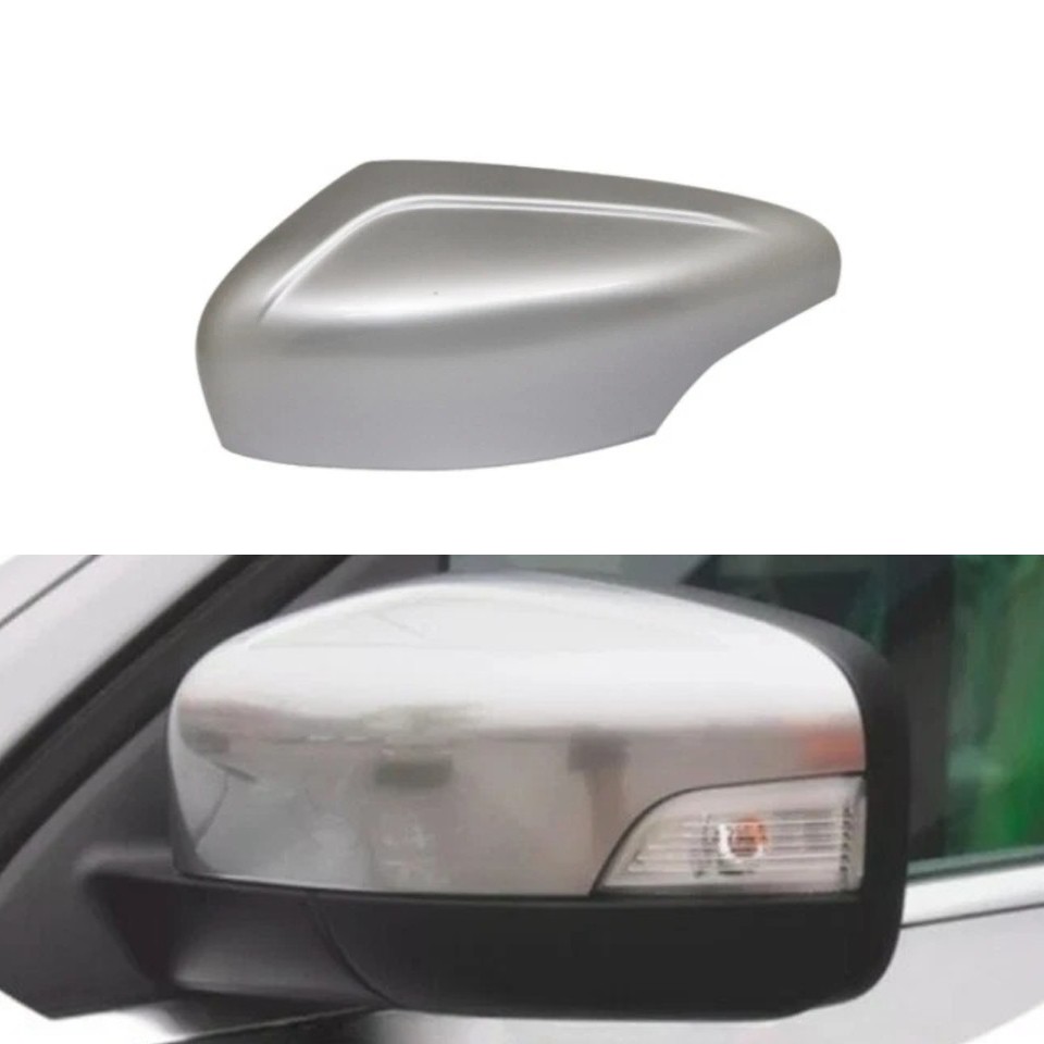 Left Front Side Mirror Cover Housing Shell Cap Silver For Volvo XC60 2010-2013