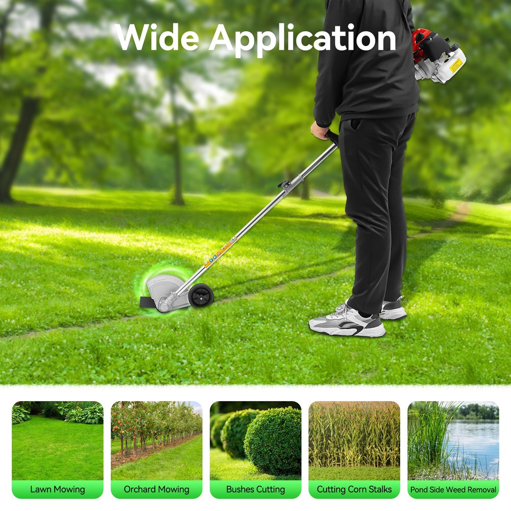 43CC 2 Stroke String Trimmer Lawn Wacker Eater Weed Grass Trimming Machine