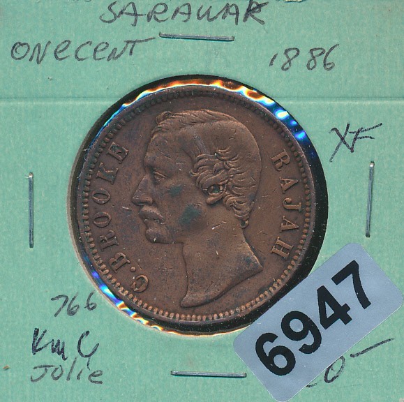 SARAWAK - 1886 - CENT - #6947